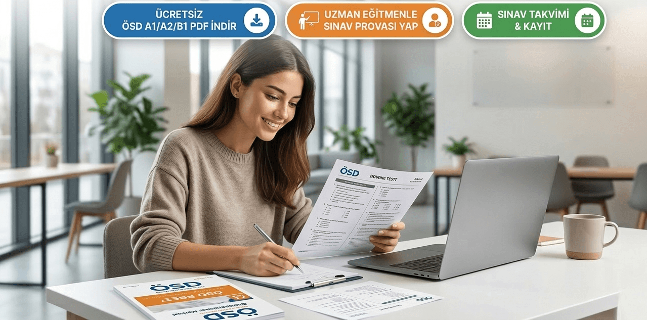 ösd a1 sınav örnekleri